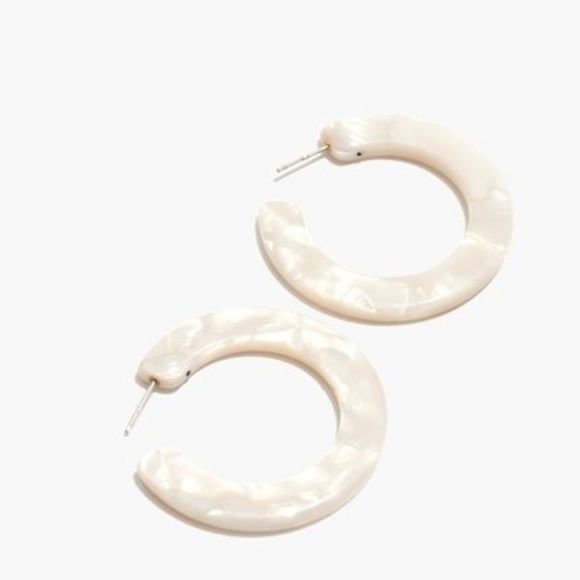Madewell Jewelry - acetate hoop earrings